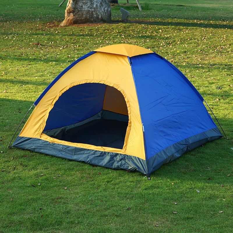 Lều cắm trại tự bung 2 cửa size to 4~6 người khung chắc loại 1 đi phượt picnic dã ngoại du lịch thiên nhiên (2x2x1,5)M