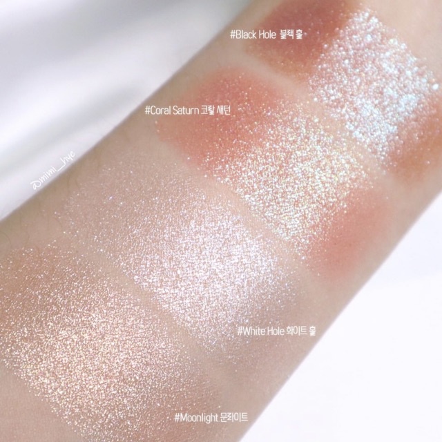 (CAM KẾT AUTH) Phấn Nhũ Mắt lấp lánh Romand The Universe Glitter Shadow