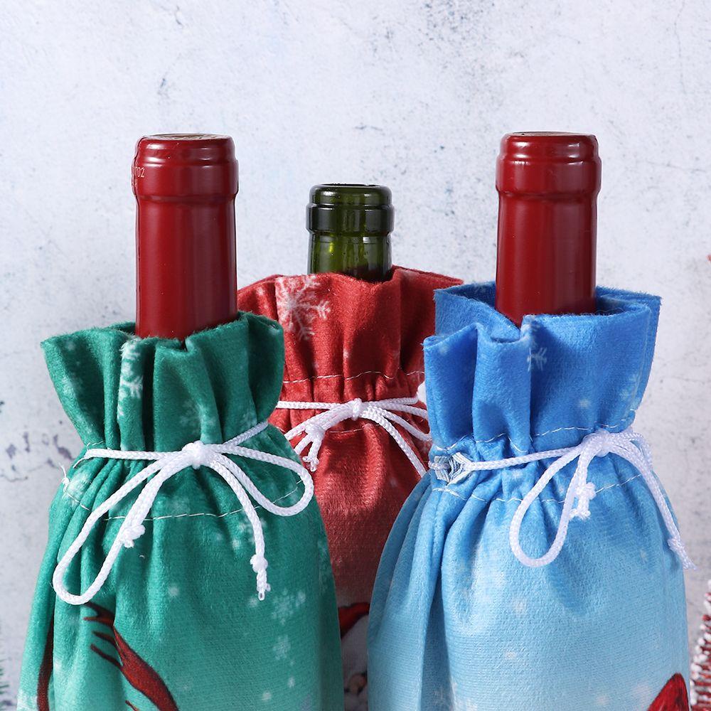 Vỏ Bọc Chai Rượu Hoạ Tiết Giáng Sinh Dễ Thương