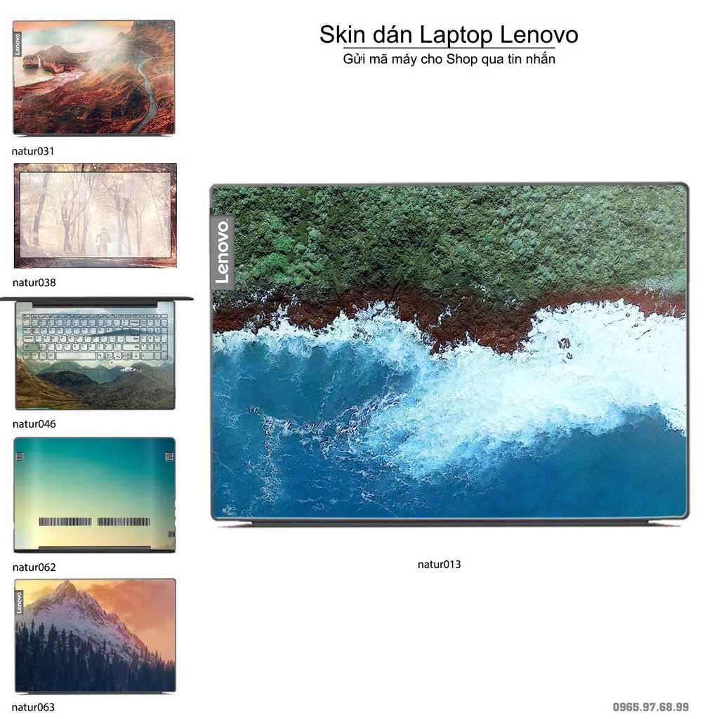 Skin dán Laptop Lenovo in hình thiên nhiên _nhiều mẫu 2 (inbox mã máy cho Shop)