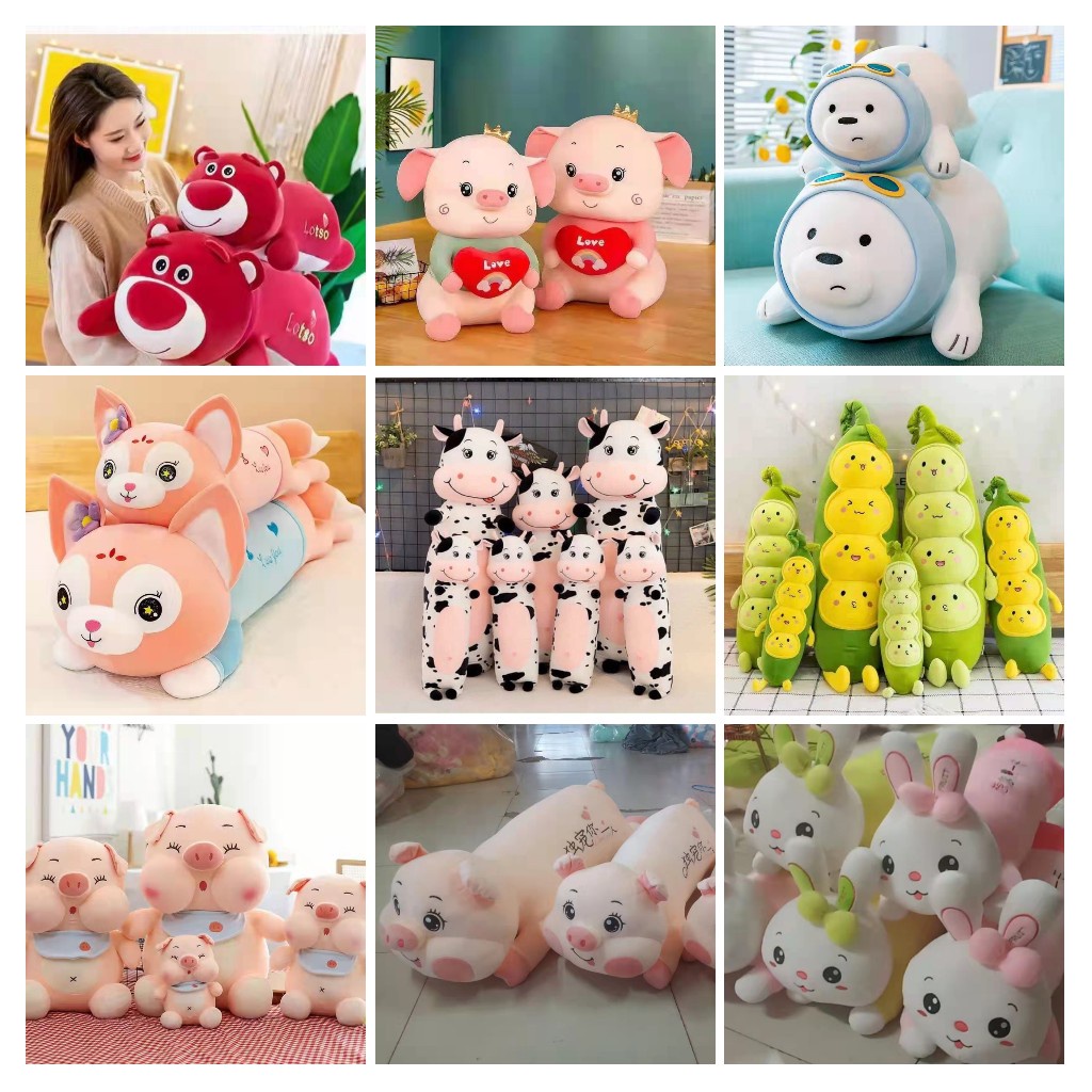 Gối ôm thú bông thú xinh GHOME1113