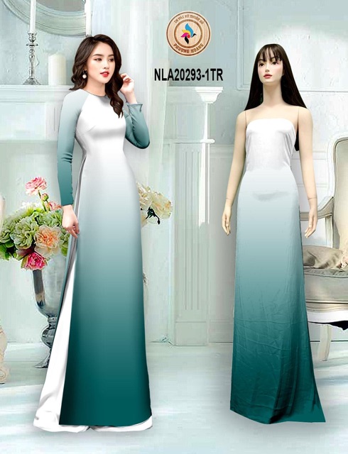 Vải áo dài ombre