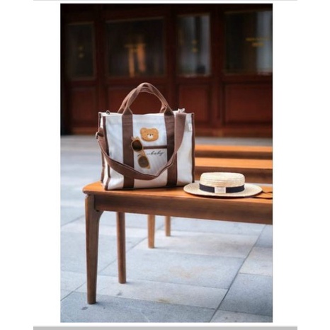 Túi bỉm sữa cho mẹ bé hình chú gấu UPUPFOUR