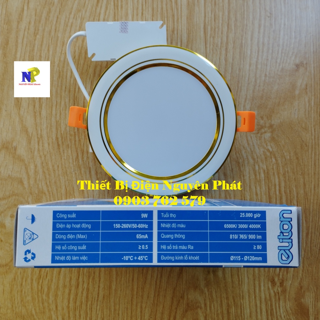 Đèn Led Âm Trần 3 Màu Công Suất 6w 9w 12w Hàng Chất Lượng Cao Bảo Hành 18 Tháng