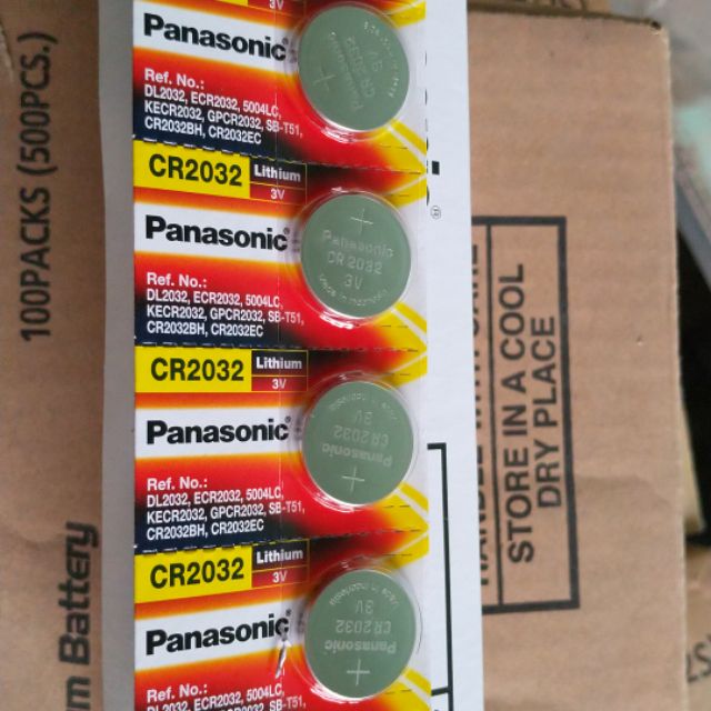 Vỉ 5 viên Panasonic CR2032