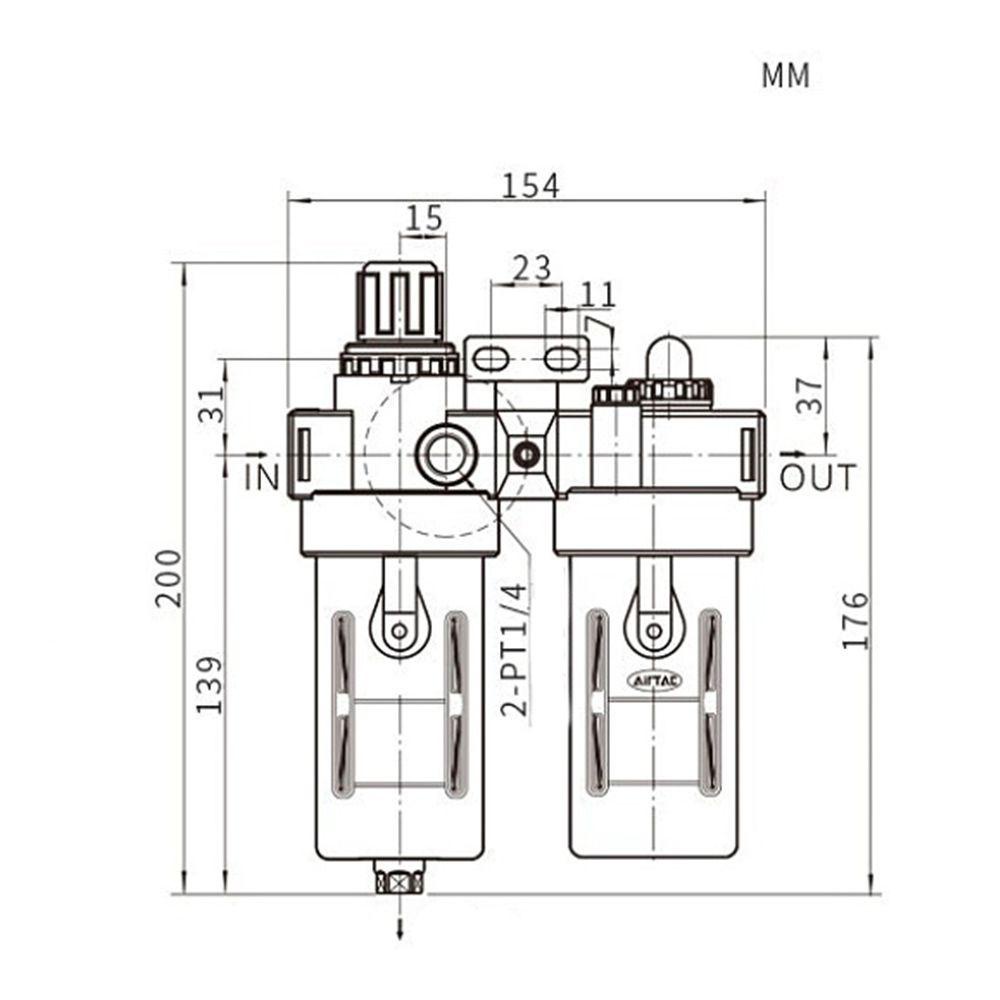 CONOPERY Thiết Bị Lọc Khí Áp Suất Nước Mới Chuyên Dụng