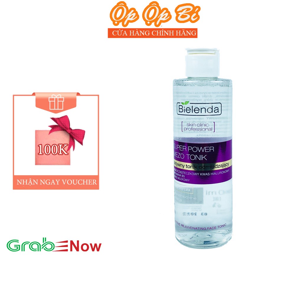 Toner Nước Hoa Hồng Trẻ Hoá Làn Da, Giảm Nếp Nhăn, Tái Tạo Tế Bào Gốc - Bielenda 200ml