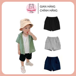 Quần Short Bé Trai, Quần Túi Hộp Cotton Bé Trai Thanh Hằng Baby 7 Đến 17 Kg
