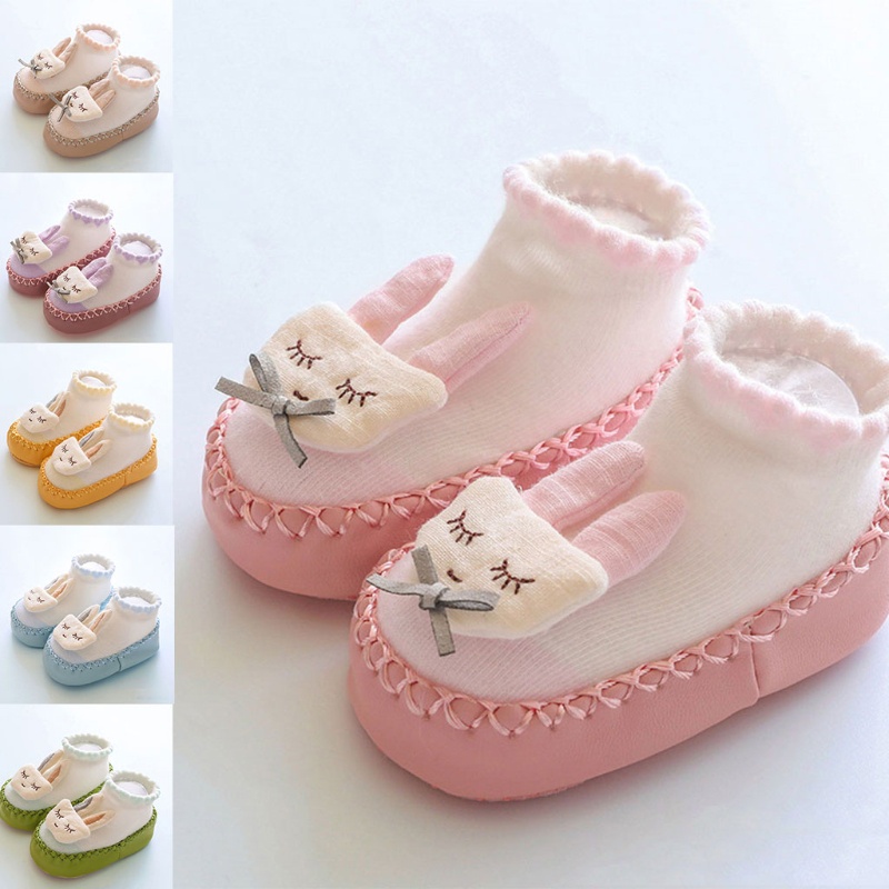 1 Đôi Giày Vớ Chống Trượt Cho Bé Sơ Sinh