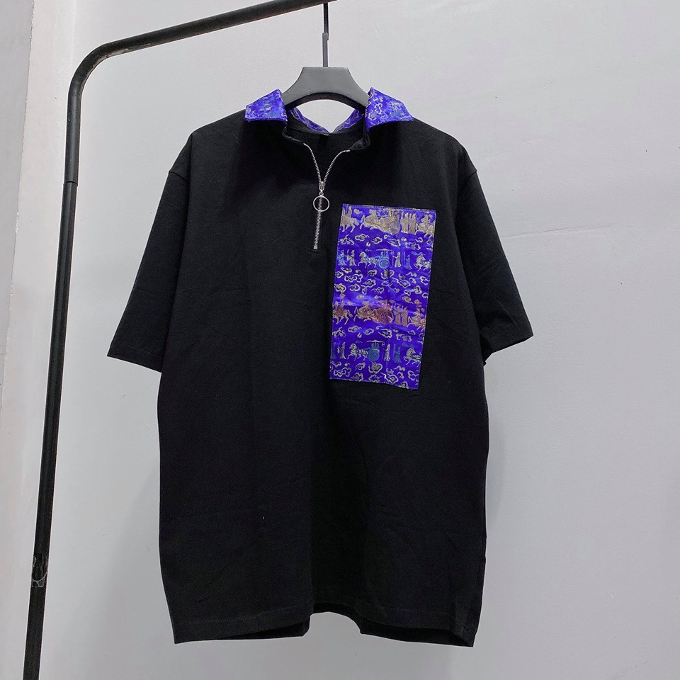 Áo Polo Gấm  hình thật SALE SẬP SÀN