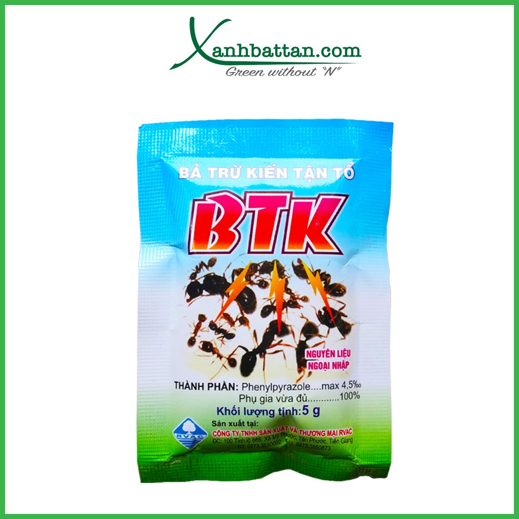 Bả Diệt Kiến - Bả Trừ Kiến Tận Ổ BTK Gói 5 gram