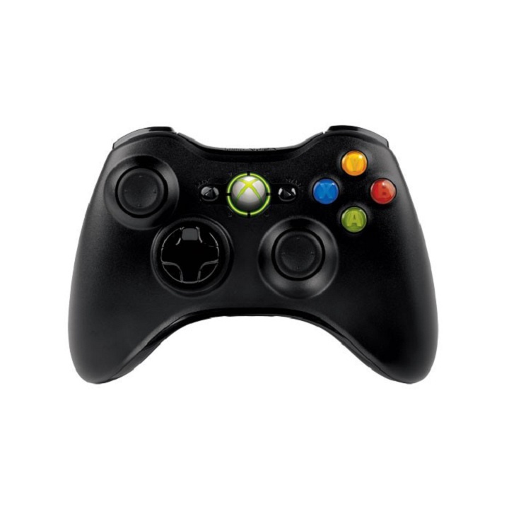 Tay Cầm Chơi Gamesir T4W/ Không Dây, Và Tay Game Xbox 360 Mầu Đen Có Dây - Điều Khiển Trò Chơi PC Có Rung Mạnh