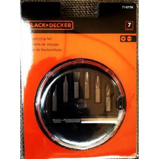 Bộ mũi vít 7 cái Black and Decker 71-077