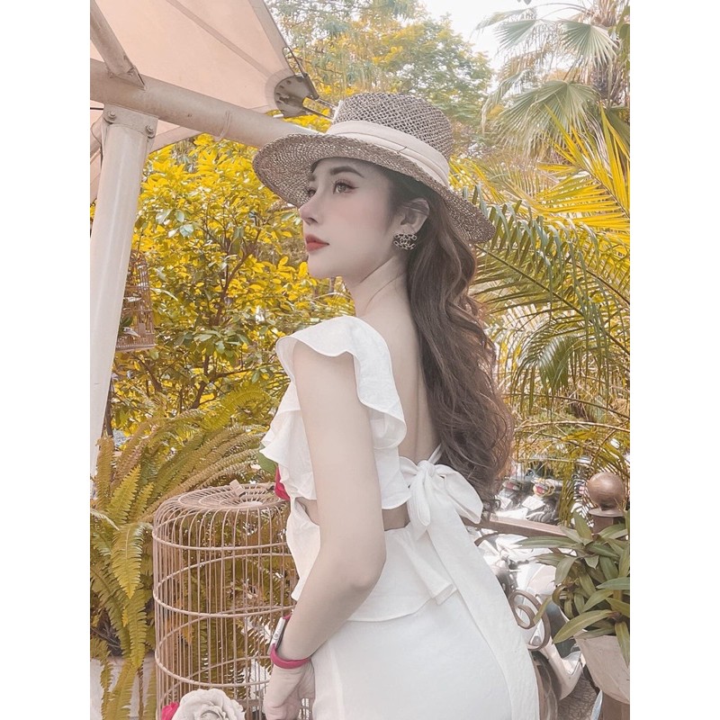 [Mã FAGREEN245 giảm 10% tối đa 30K đơn 99K] Váy đũi 2s cánh tiên nơ lưng | BigBuy360 - bigbuy360.vn