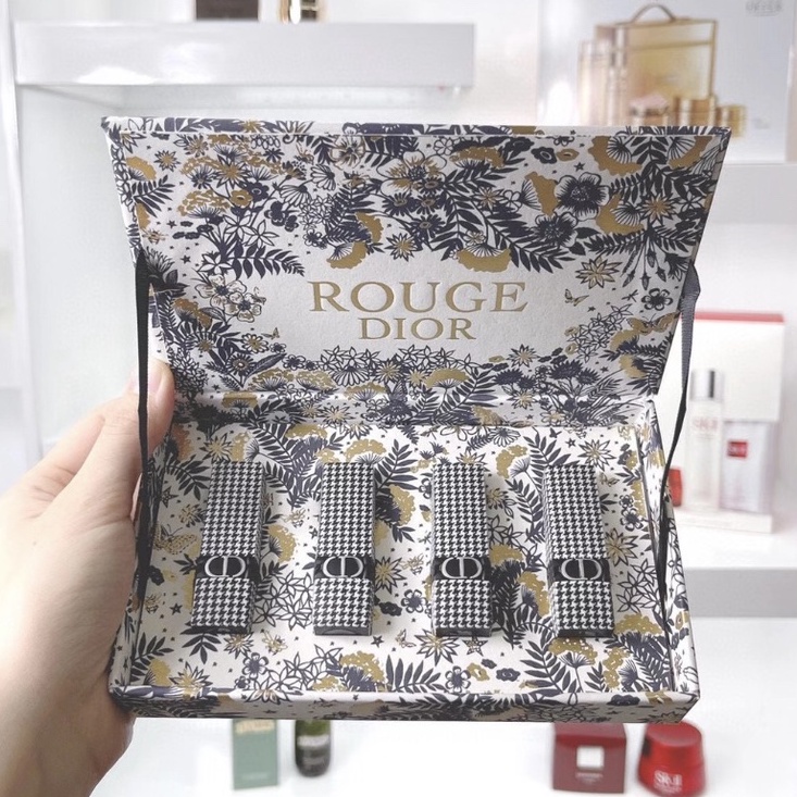 Set 4 Son Môi Dior 520 Màu Nhung 999 1.5g*4