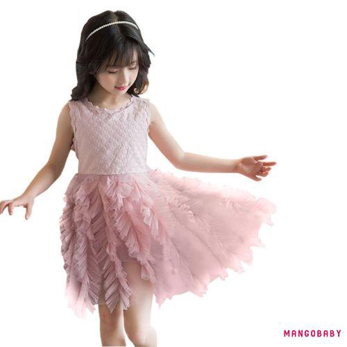 Đầm Xoè Tulle Cho Bé Gái