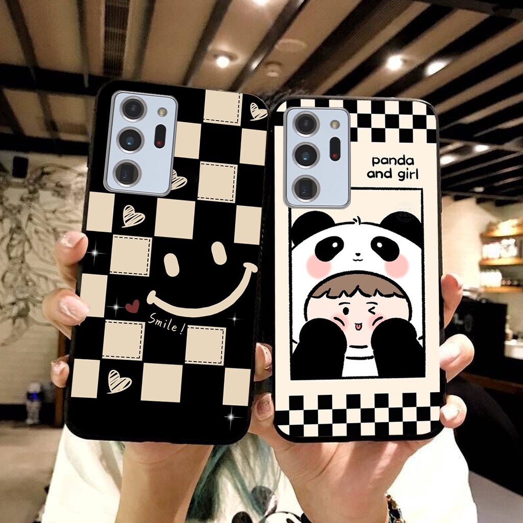 Ốp lưng Samsung Galaxy NOTE 20 ULTRA in hình cao cấp mẫu kẻ caro,mikenbe@r siêu hot