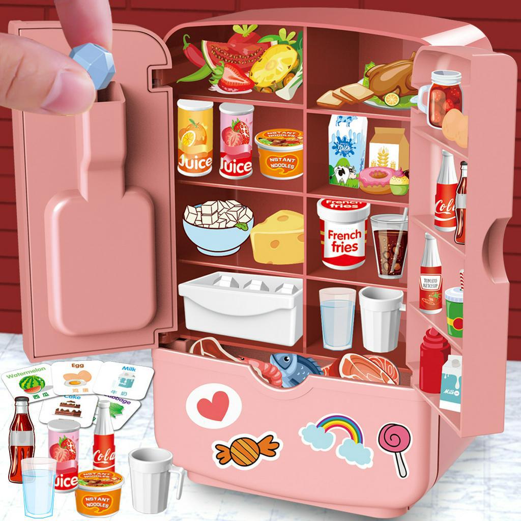 Đồ Chơi Mô Phỏng Tủ Lạnh Mini Cho Bé