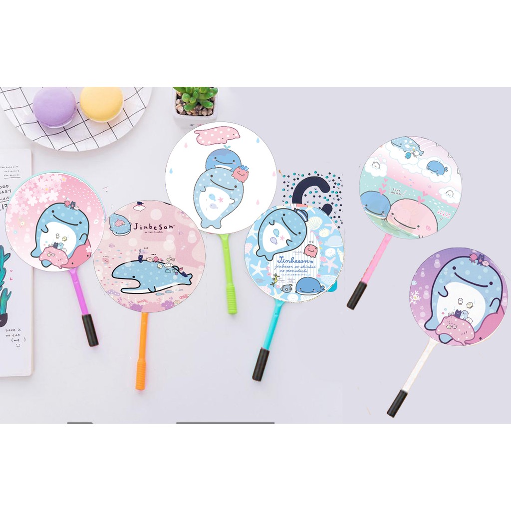 Bút quạt jinbeisan BQI38 bút bi mực cá voi bút cute bút dễ thương