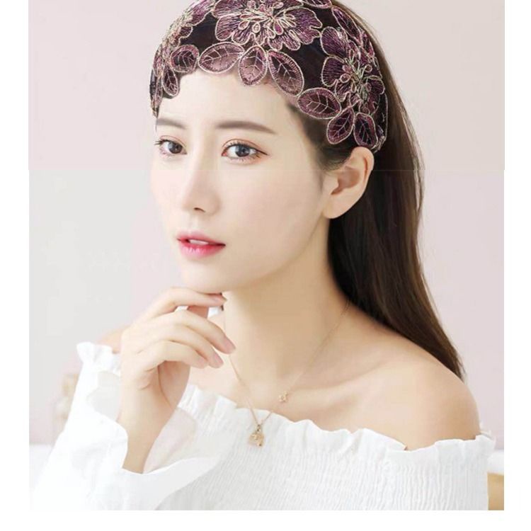 Băng Đô Cài Tóc Bản Rộng Chống Trượt Phong Cách Hàn Quốc Thời Trang