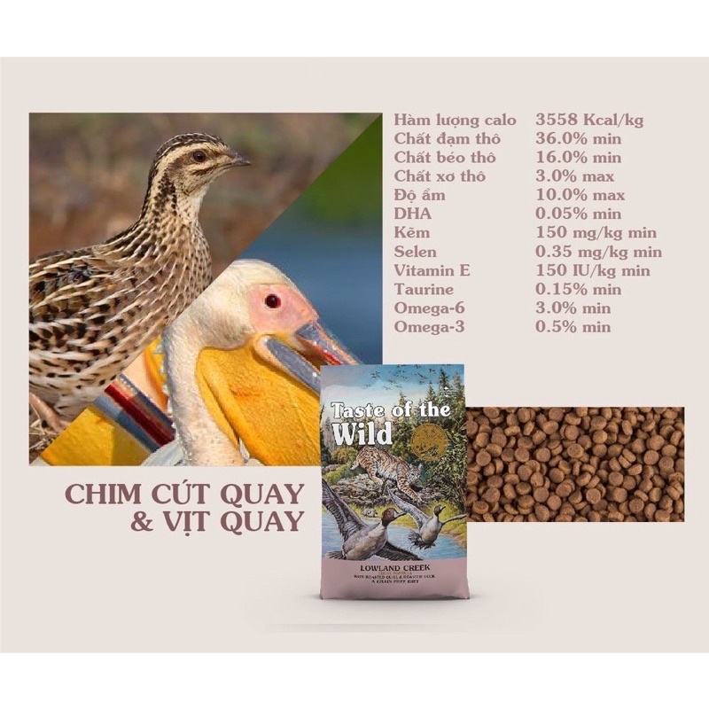 Thức Ăn Cho Mèo Mọi Lứa Tuổi Taste Of The Wild 2kg