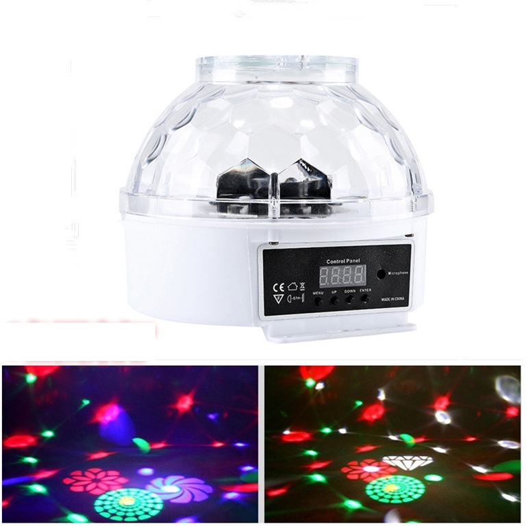 Đèn led xoay hiệu ứng nhiều màu sắc trang trí sân khấu, karaoke, party