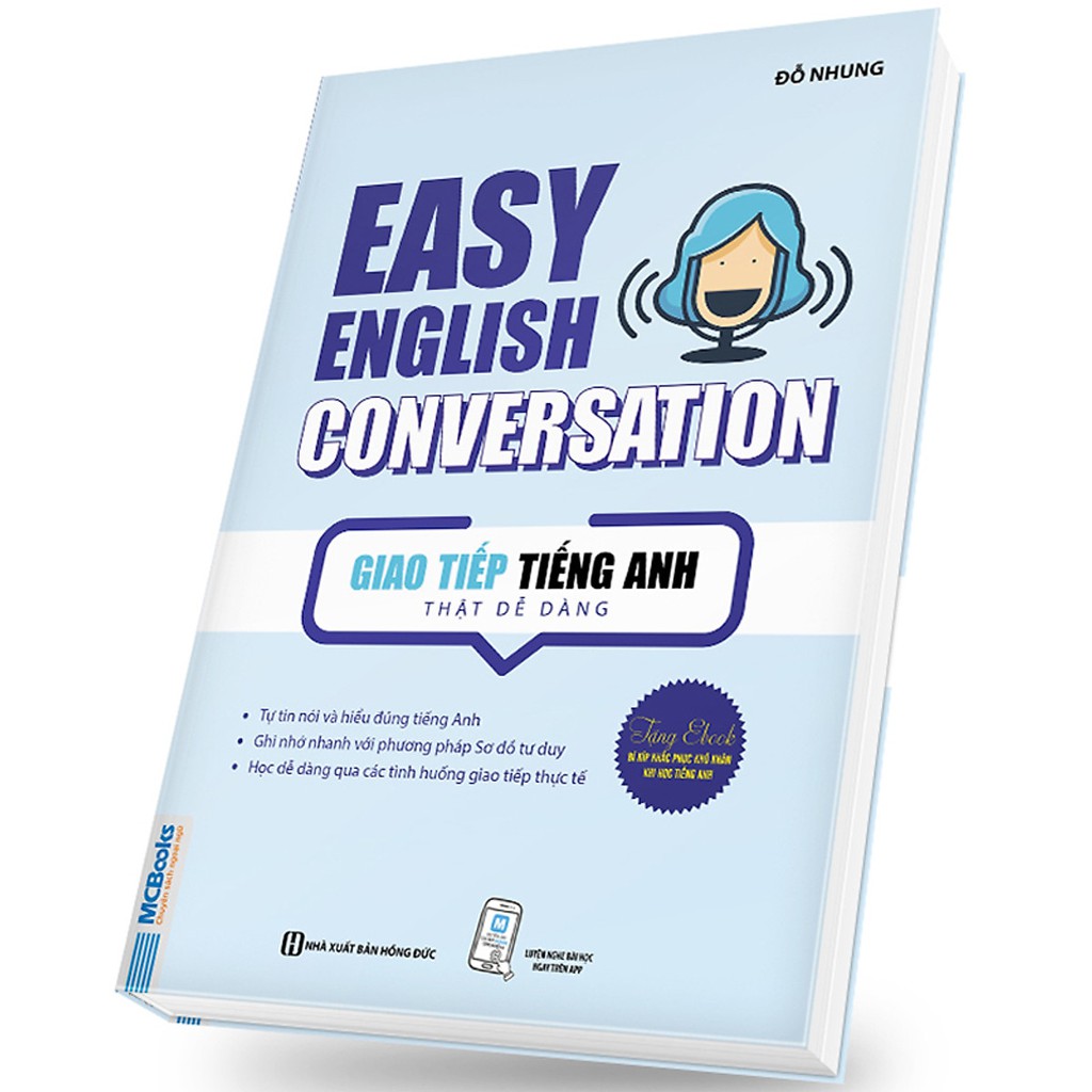Sách - Easy English Conversation - Giao tiếp tiếng Anh thật dễ dàng (nghe qua app)