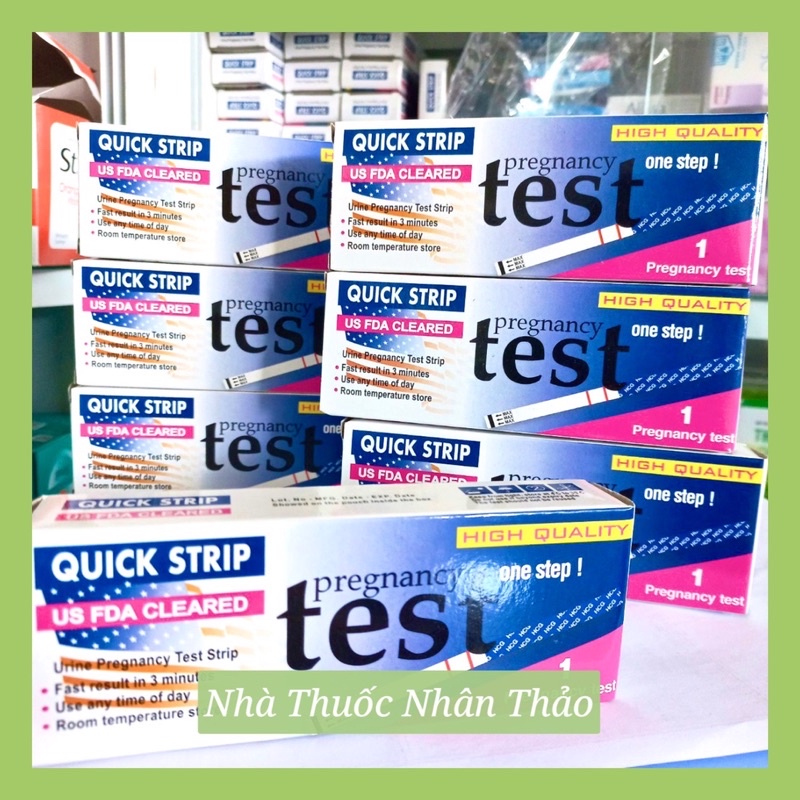 QUE THỬ THAI QUICK TEST CÔNG NGHỆ MỸ