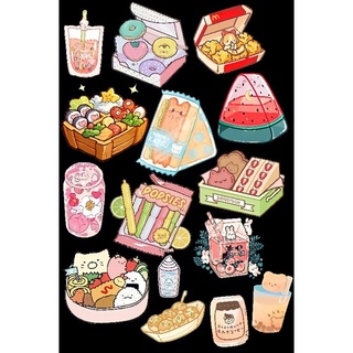 Sticker đồ ăn cute
