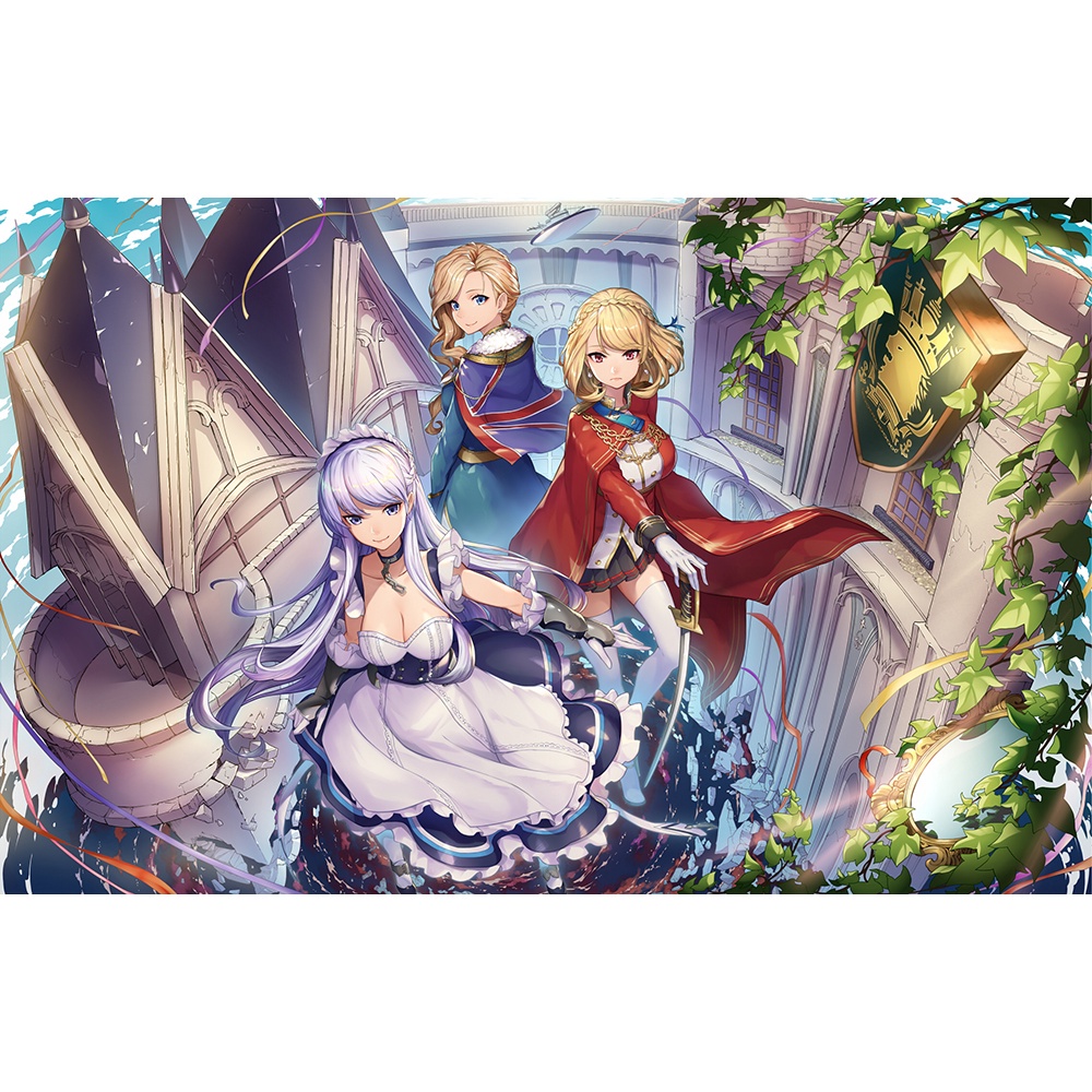 Poster A3 dán tường Anime, decal 30x42 trang trí có keo Azur Lane Wallpapers 1