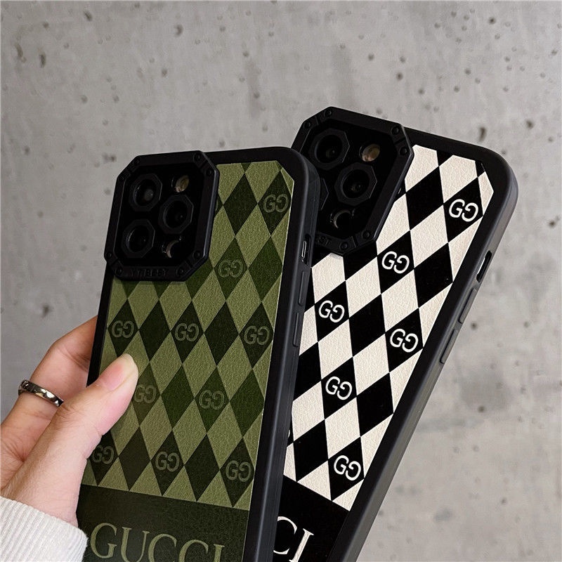 Ốp lưng iphone Gu.ci bảo vệ camera cạnh vuông in hoạ tiết X Xs max 11 11promax 12 12pro 12promax 13 13pro 13promax DT16