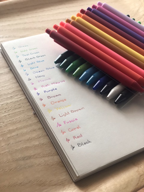 Bút Gel Xiaomi Kaco pure Green- Bộ 10 cây & Bộ 20 cây