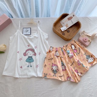 Set bộ cotton 2 dây