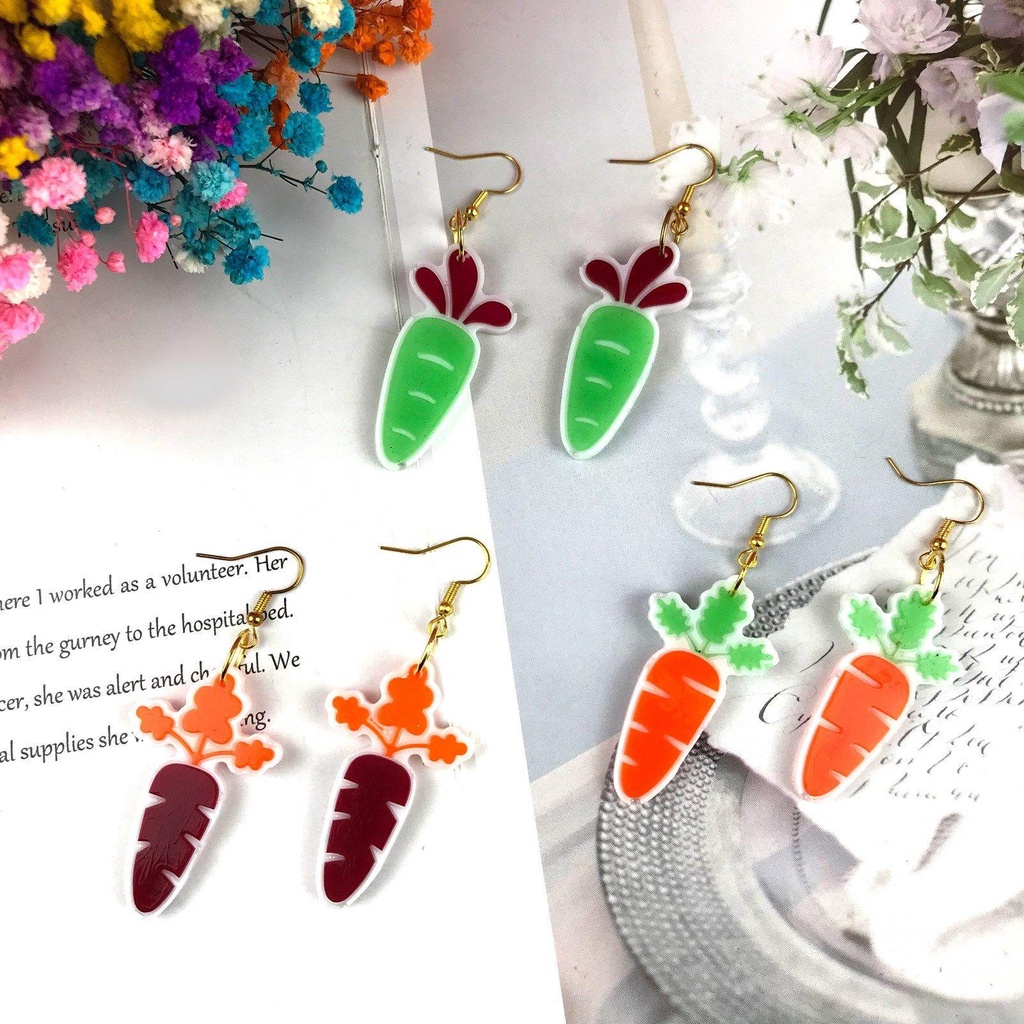 Khuôn Silicone Làm Bánh Hình Cà Rốt Xinh Xắn