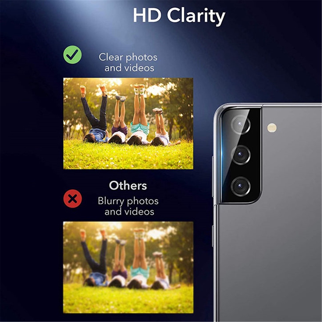 Miếng dán bảo vệ ống kính máy ảnh bằng hợp kim nhôm thích hợp cho Samsung Galaxy S21/S21 Plus/S21 Ultra