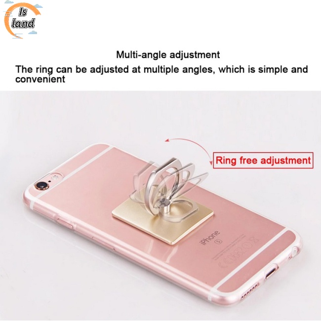 Giá Đỡ Điện Thoại Bằng Kim Loại Xoay 360 Độ Thiết Kế Độc Đáo Tiện Dụng