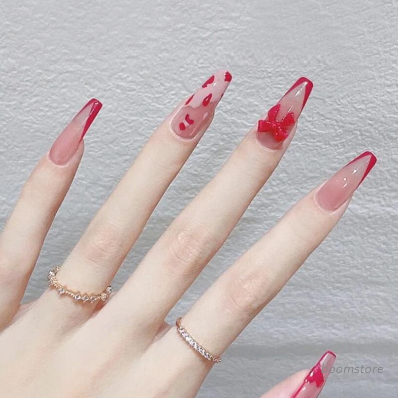 Bộ 24 Móng Tay Giả Thời Trang Cho Nữ