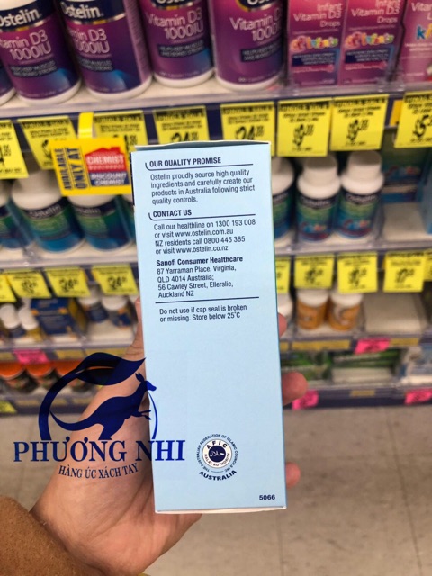 CANXI VÀ VITAMIN D3 OSTELIN 90ml DẠNG NƯỚC - BILL CHEMIST/PHARMACY | BigBuy360 - bigbuy360.vn