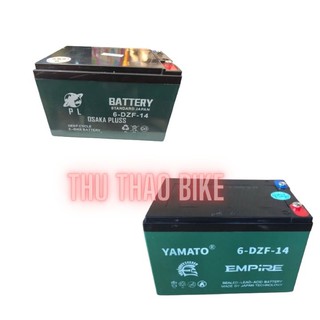 SHOP PHỤ TÙNG Bình ác quy xe đạp điện cũ  còn mới (data 12/2022) - bình 12V-14Ah CAM KẾT UY TÍN