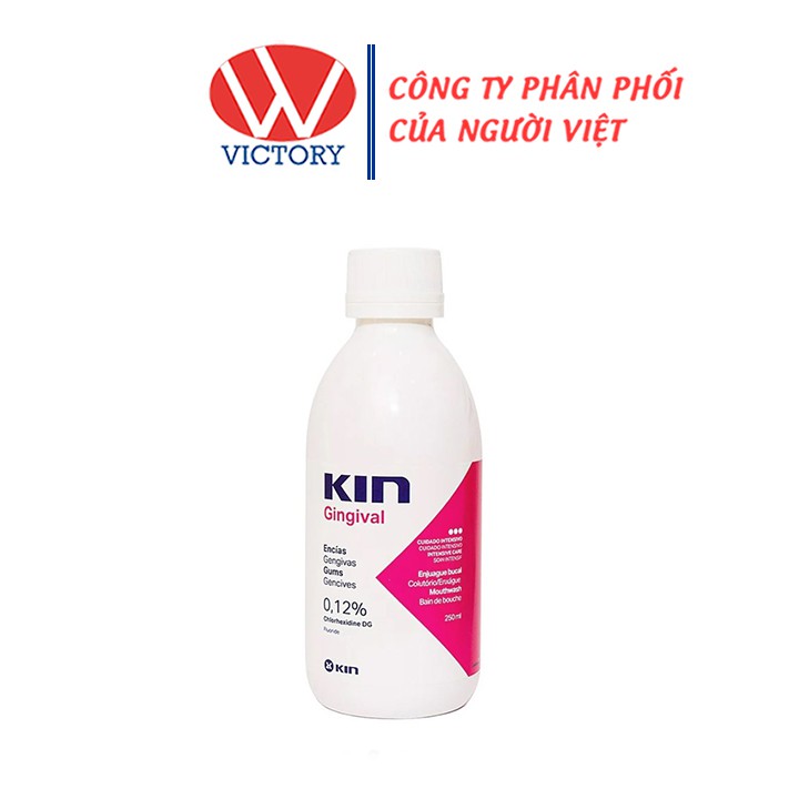 Dung dịch súc miệng Kin Gingival 250ml - Victory Pharmacy