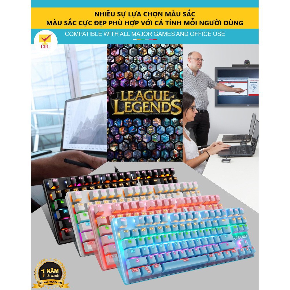 【Hàng sẵn sàng】 Bàn phím cơ gaming máy tính K550, 10 chế độ led khác nhau, thích hợp chơi game, dùng văn phòng cho pc, l | BigBuy360 - bigbuy360.vn