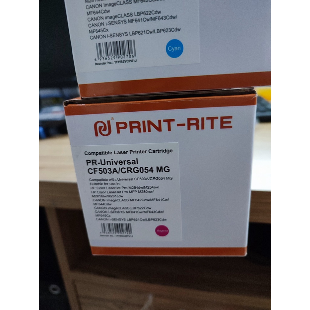 Hộp mực canon MF641cw đen, xanh, đỏ, vàng