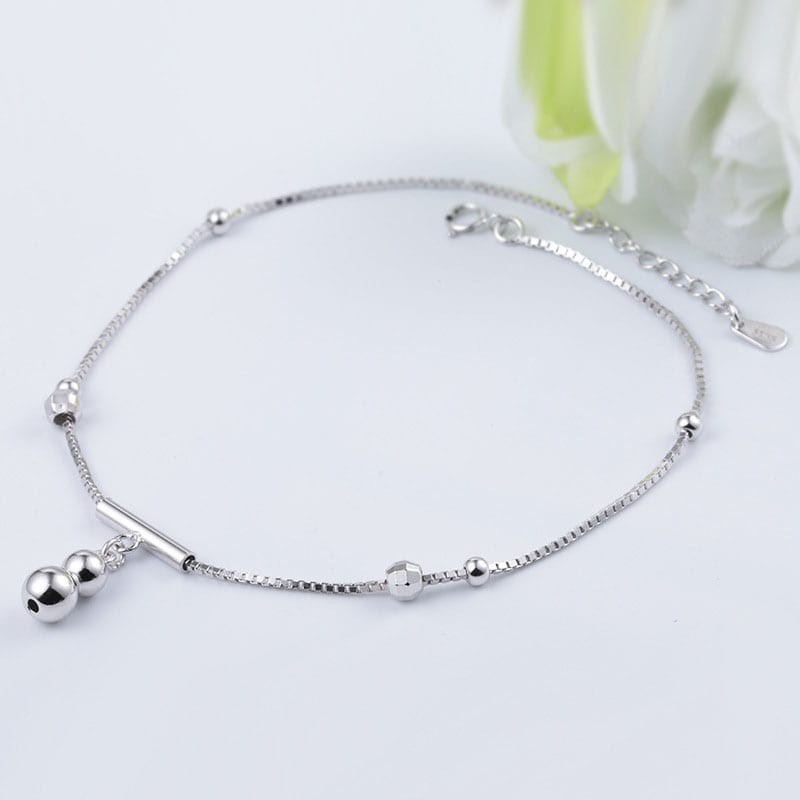 Lắc Chân Bạc Nữ Hình Hồ Lô Cực Xinh LC1545 - Bảo Ngọc Jewelry