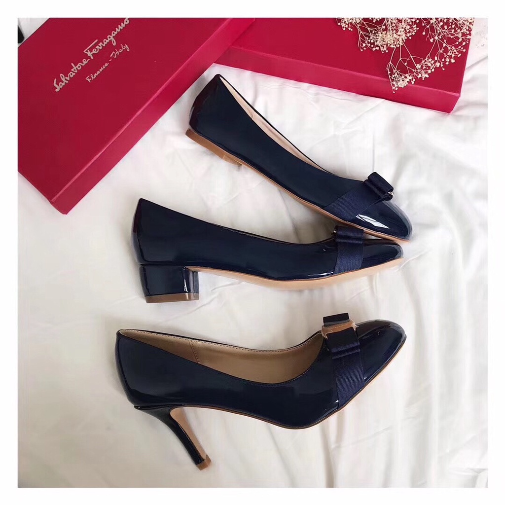 Giày Cao Gót Da Cừu Thời Trang Quyến Rũ Cho Nữ 7cm/4cm/0.8cm 33-41