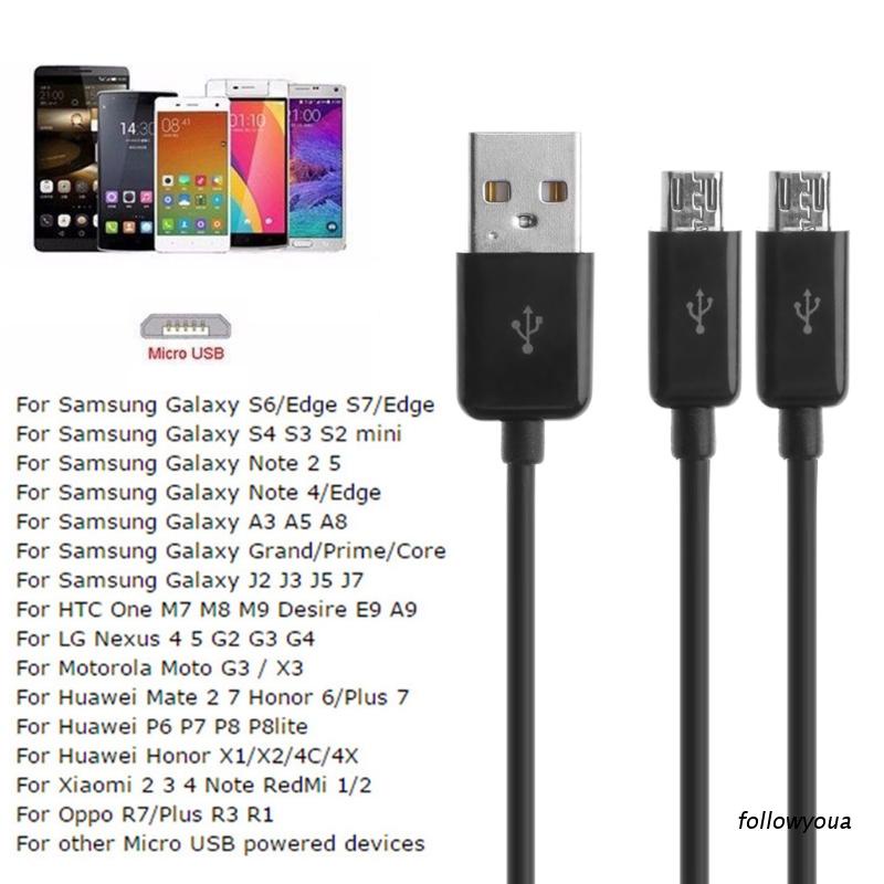 Bộ chia cổng USB 2.0 Type A Male sang Dual Micro USB Male