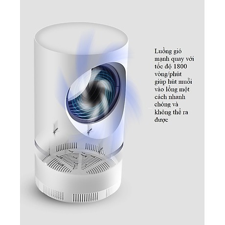 Máy Bắt Muỗi Thông Minh Thế Hệ Mới, Có Đèn Led