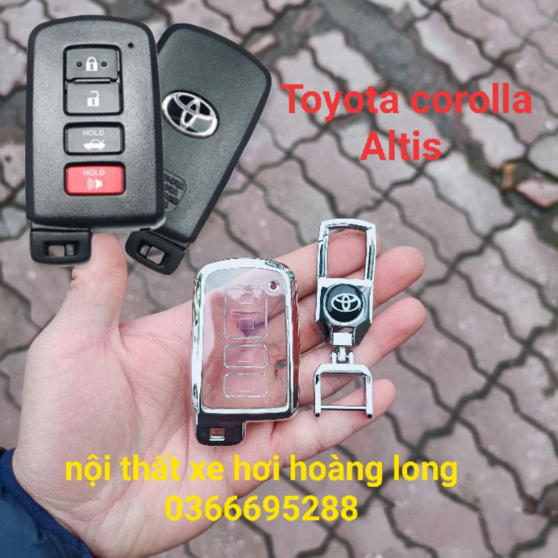 ốp khoá Toyota corolla Altis smartkey