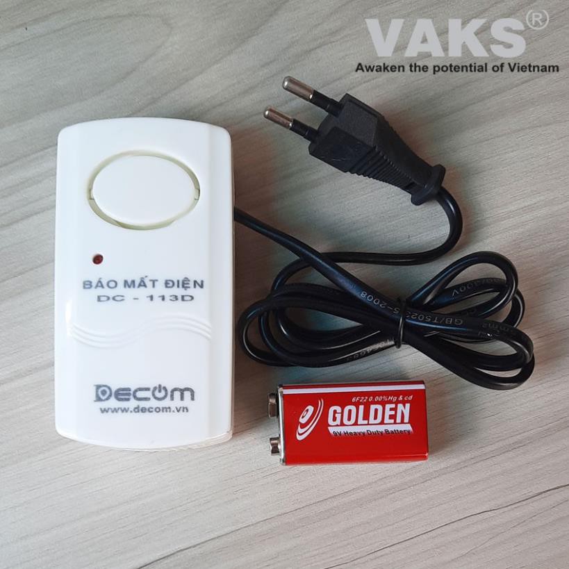 Thiết bị báo động khi mất điện DC-113D - (báo một chiều) - 220V AC - sản xuất tại Việt Nam. sbay