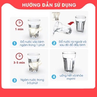 Bình Nước Tạo Kiềm US Water [CHÍNH HÃNG - Tặng Đá Thay, Túi, Quỳ Tím]