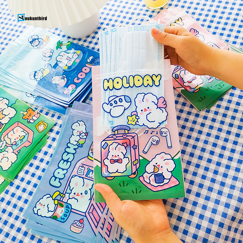 Túi Zip Hình Thỏ Dễ Thương